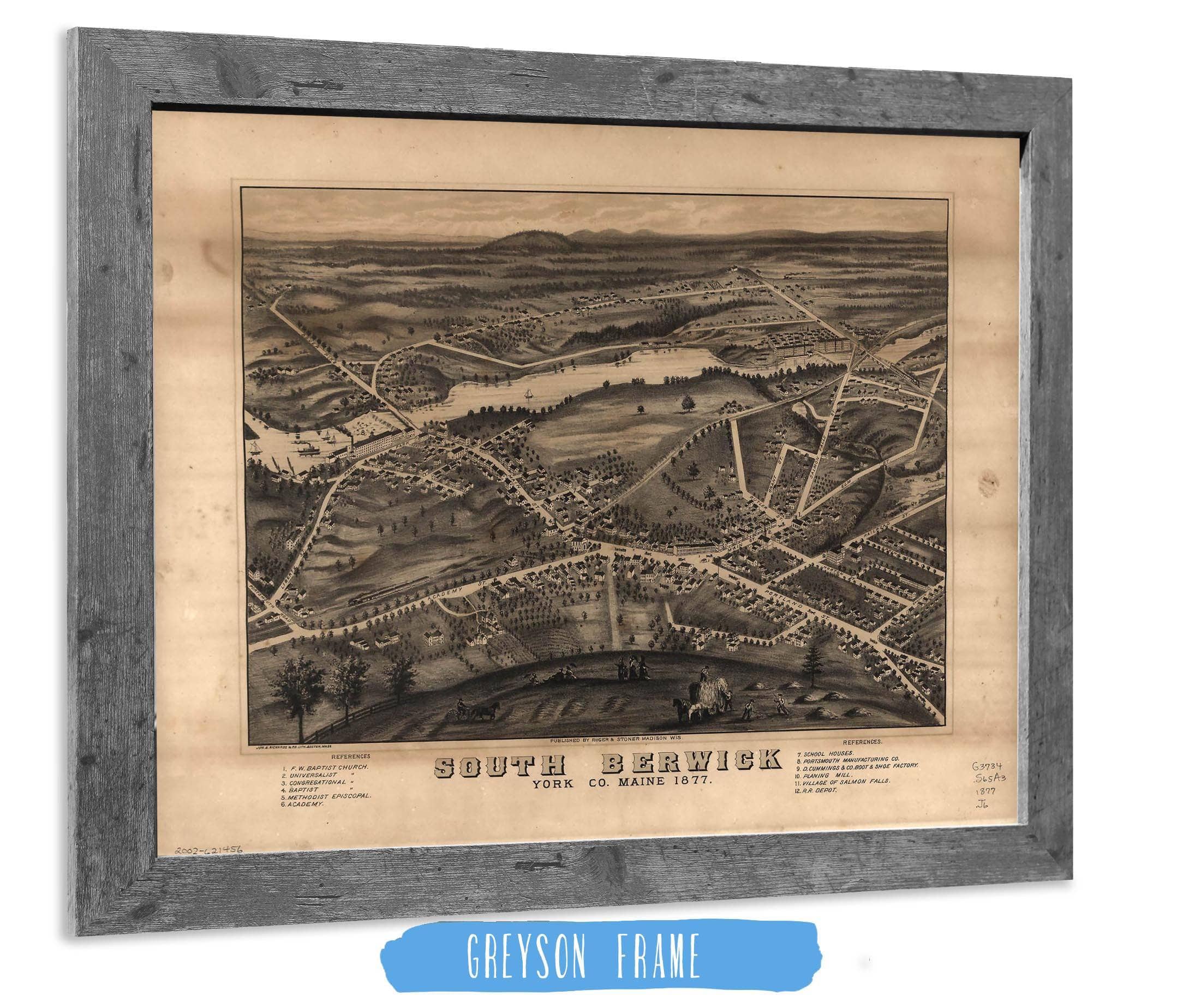 South Berwick York Co Maine 1877 State of Maine