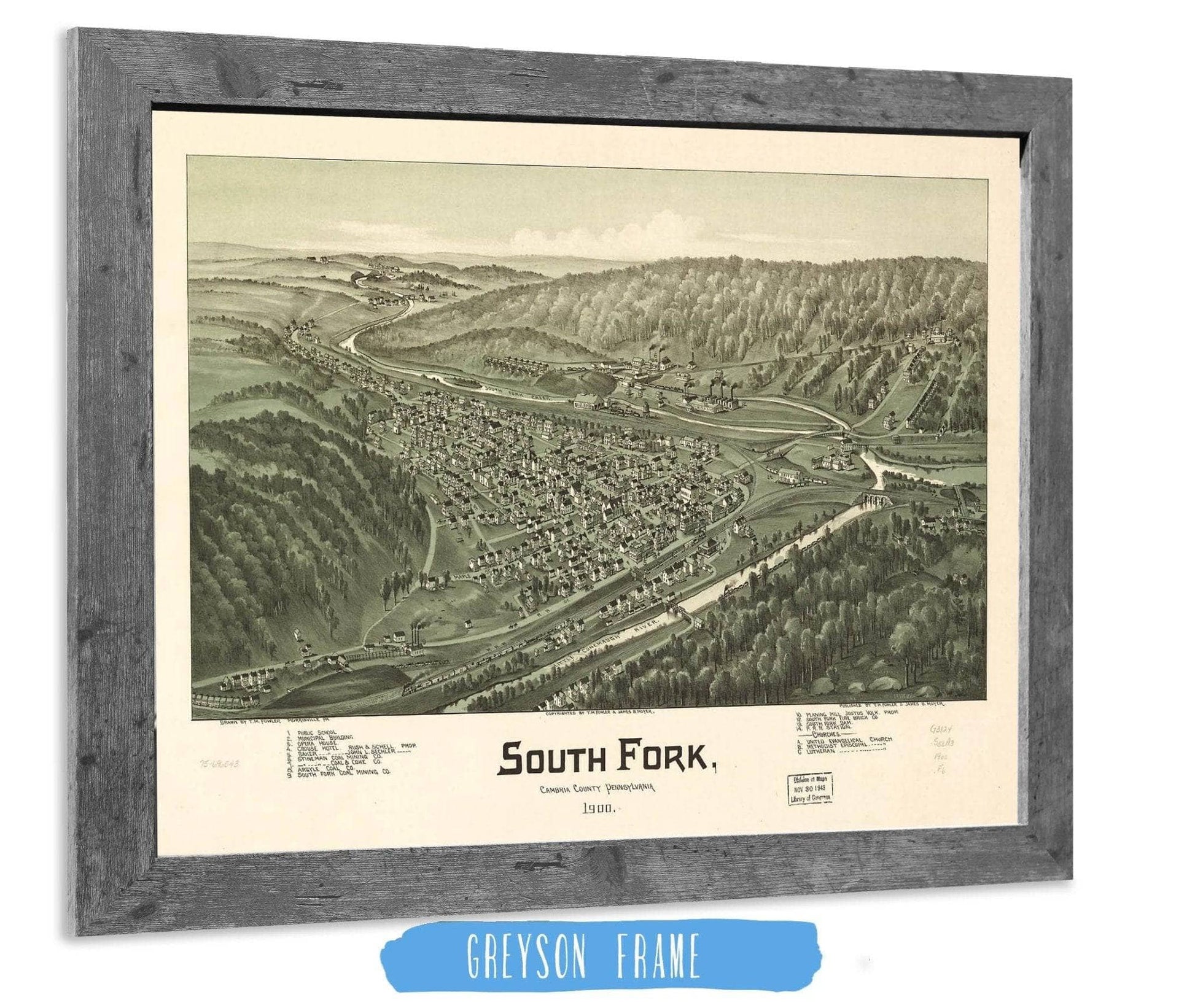 South Fork Cambria County Pennsylvania 1900 State of Pennsylvania
