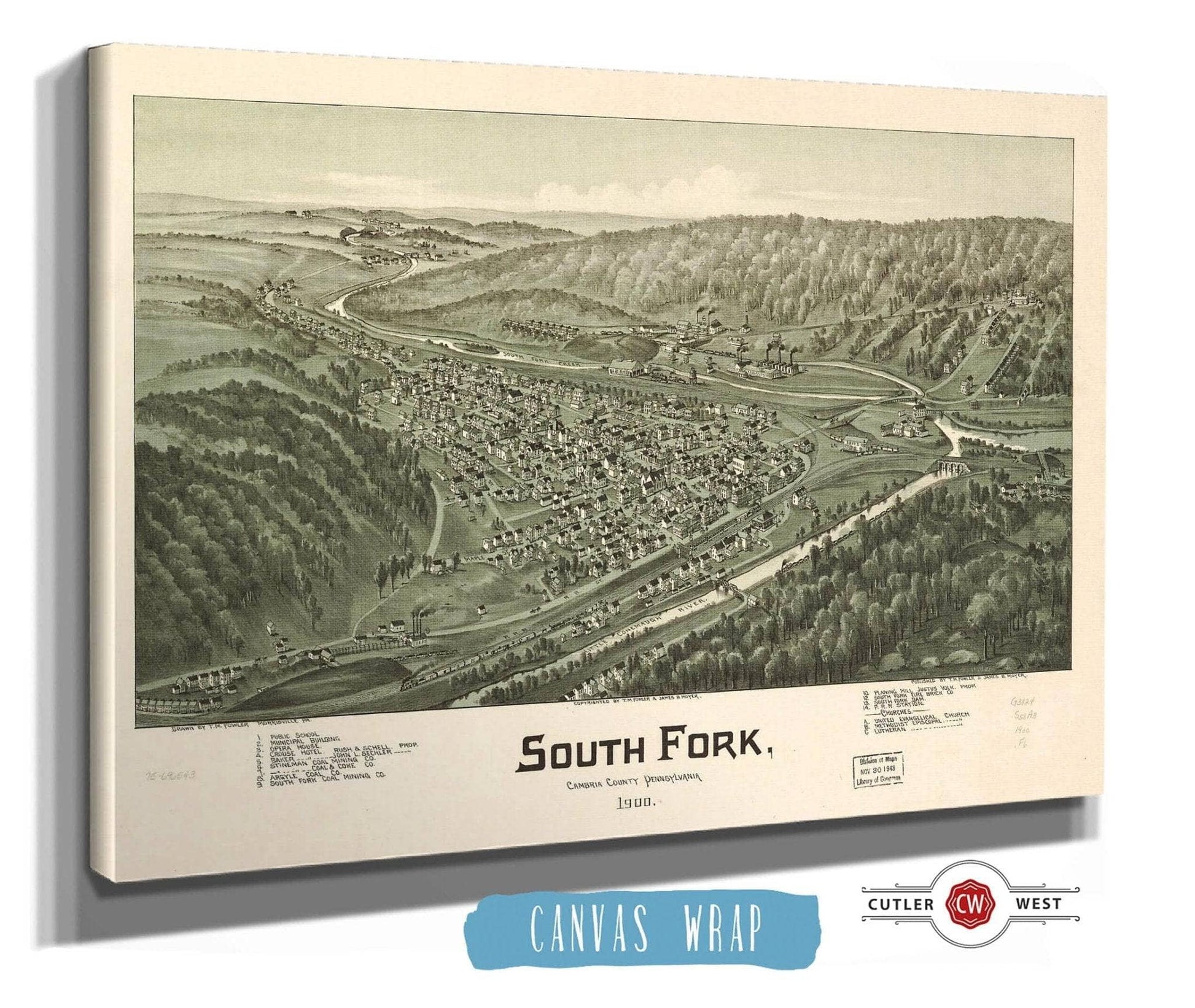 South Fork Cambria County Pennsylvania 1900 State of Pennsylvania