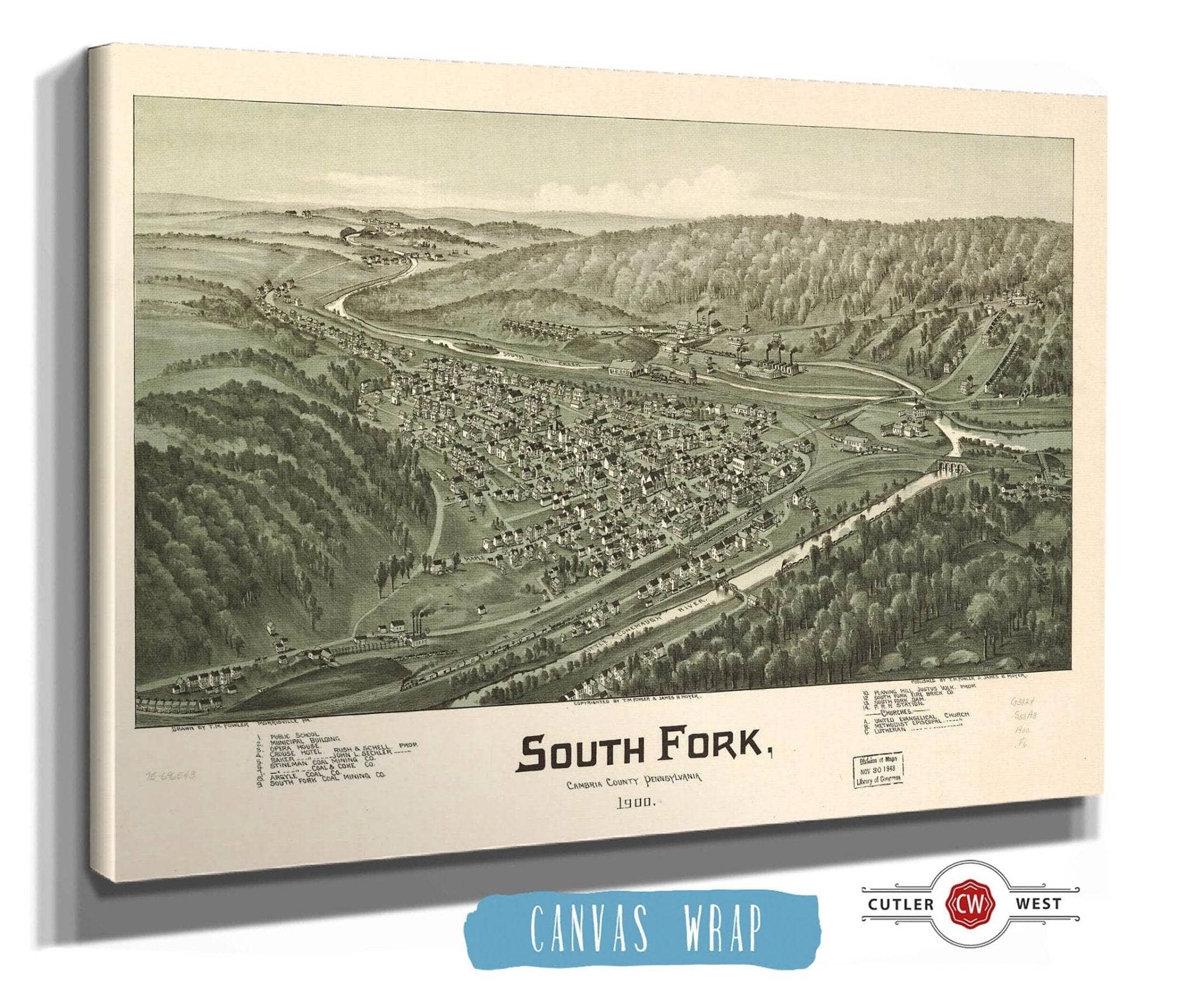 South Fork Cambria County Pennsylvania 1900 State of Pennsylvania