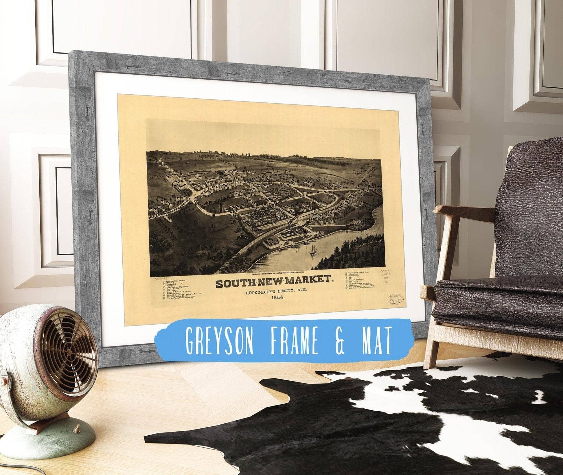 South New Market Rockingham County Nh 1884 State of New Hampshire