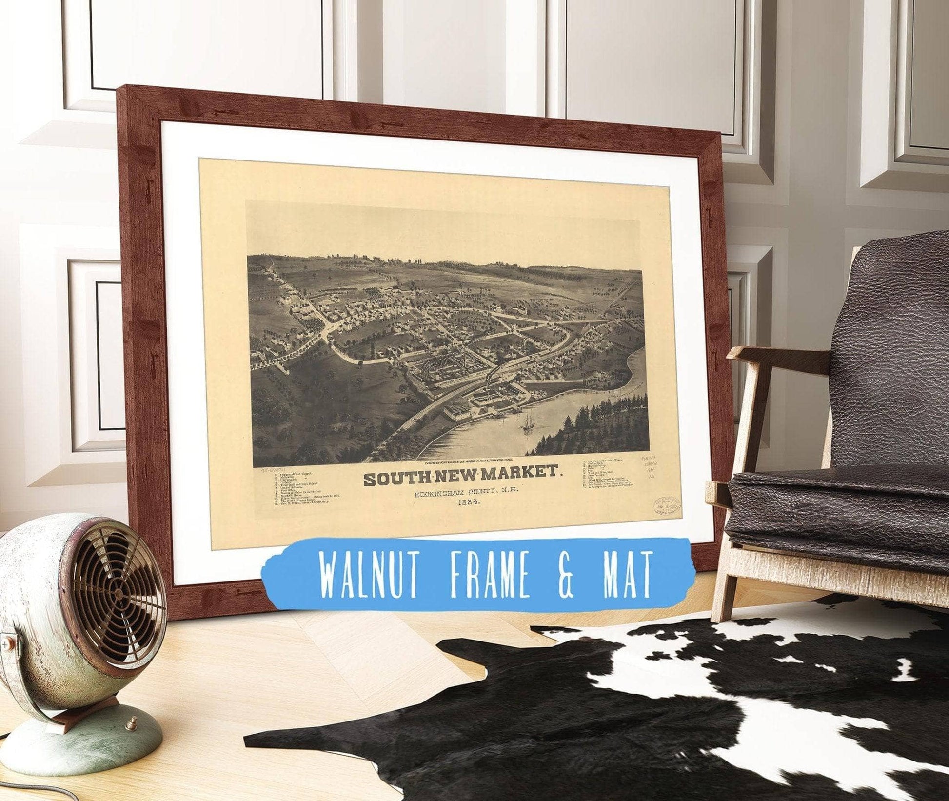 South New Market Rockingham County Nh 1884 State of New Hampshire