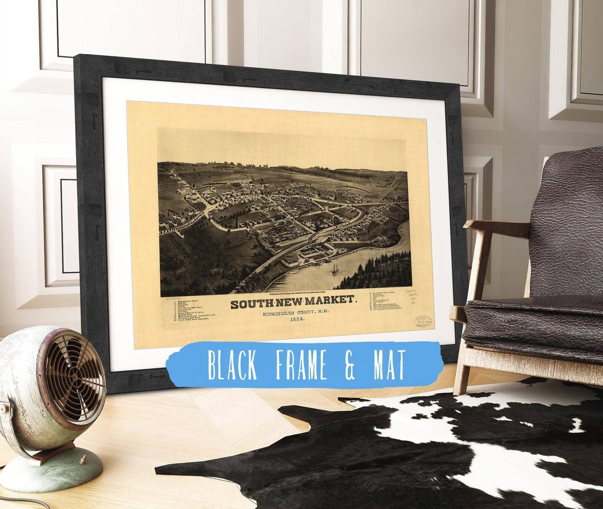 South New Market Rockingham County Nh 1884 State of New Hampshire