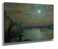 Southwark Bridge By Moonlight by John Atkinson Grimshaw
