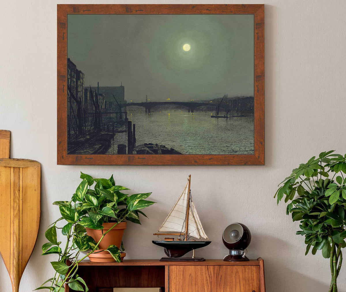 Southwark Bridge From Blackfriars by John Atkinson Grimshaw