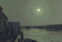 Southwark Bridge From Blackfriars by John Atkinson Grimshaw