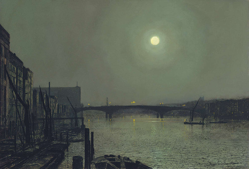 Southwark Bridge From Blackfriars by John Atkinson Grimshaw