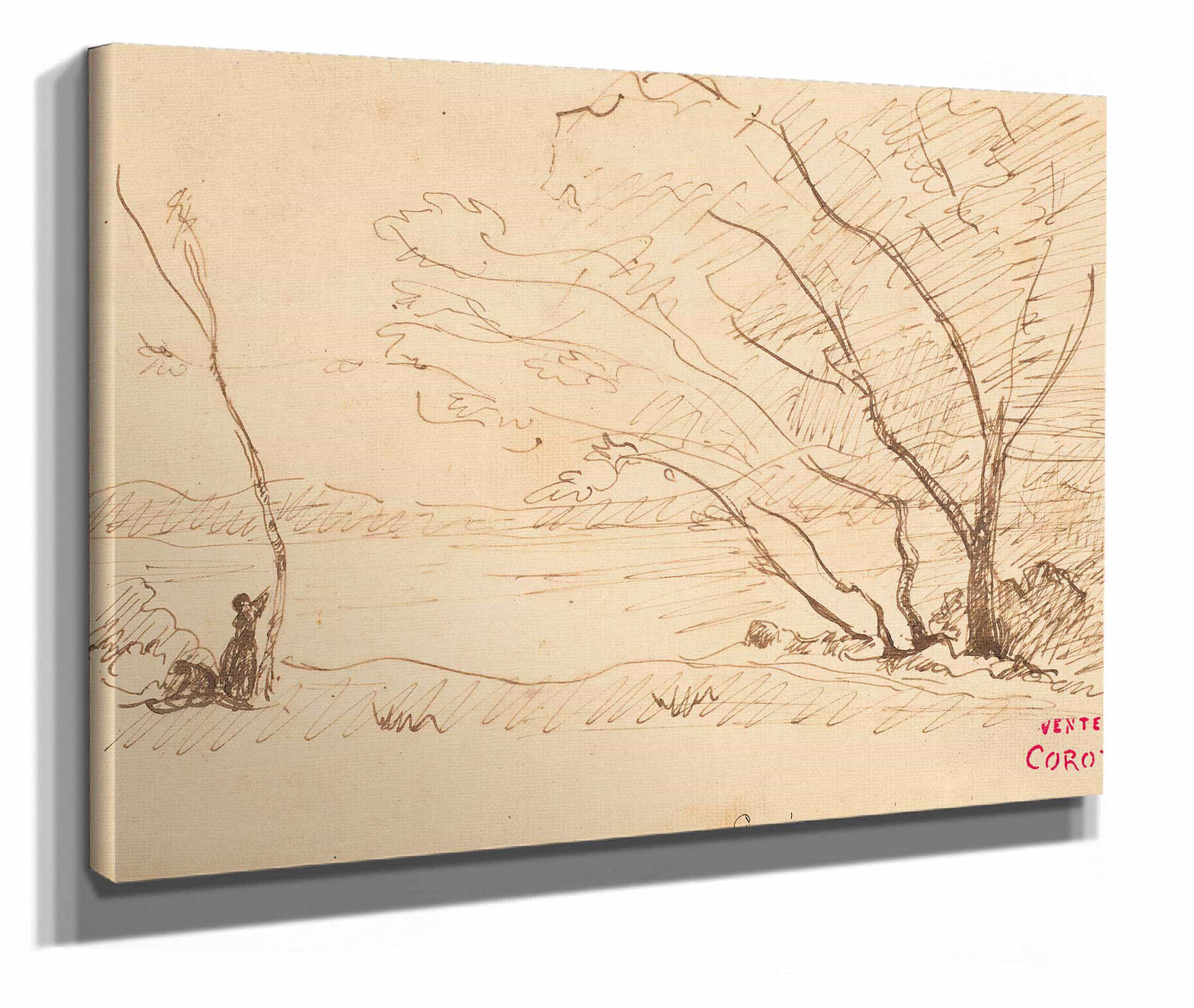 Souvenir De Mortefontaine by Jean Baptiste Camille Corot