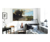 Souvenir Des Dunes De Dunkerque by Jean Baptiste Camille Corot