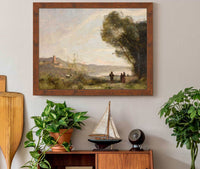 Souvenir Des Rives Mediterraneennes by Jean Baptiste Camille Corot