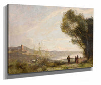 Souvenir Des Rives Mediterraneennes by Jean Baptiste Camille Corot