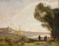 Souvenir Des Rives Mediterraneennes by Jean Baptiste Camille Corot