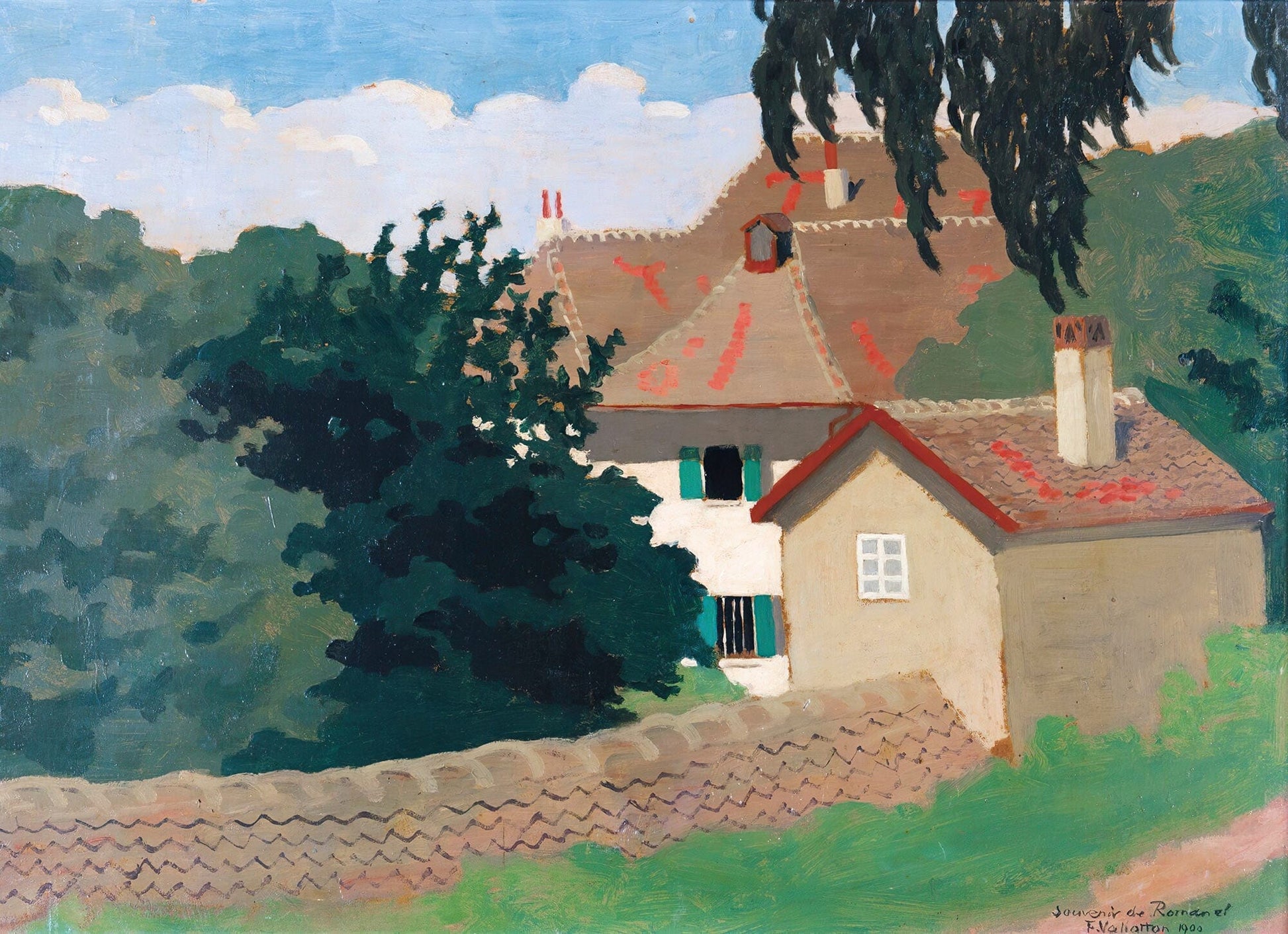 Souvenir From Romanel by Felix Vallotton