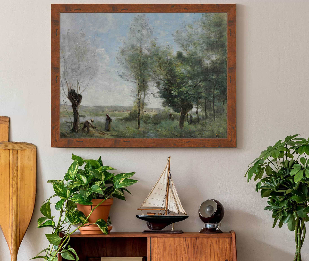 Souvenir Of Coubron by Jean Baptiste Camille Corot