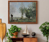 Souvenir Of Coubron by Jean Baptiste Camille Corot