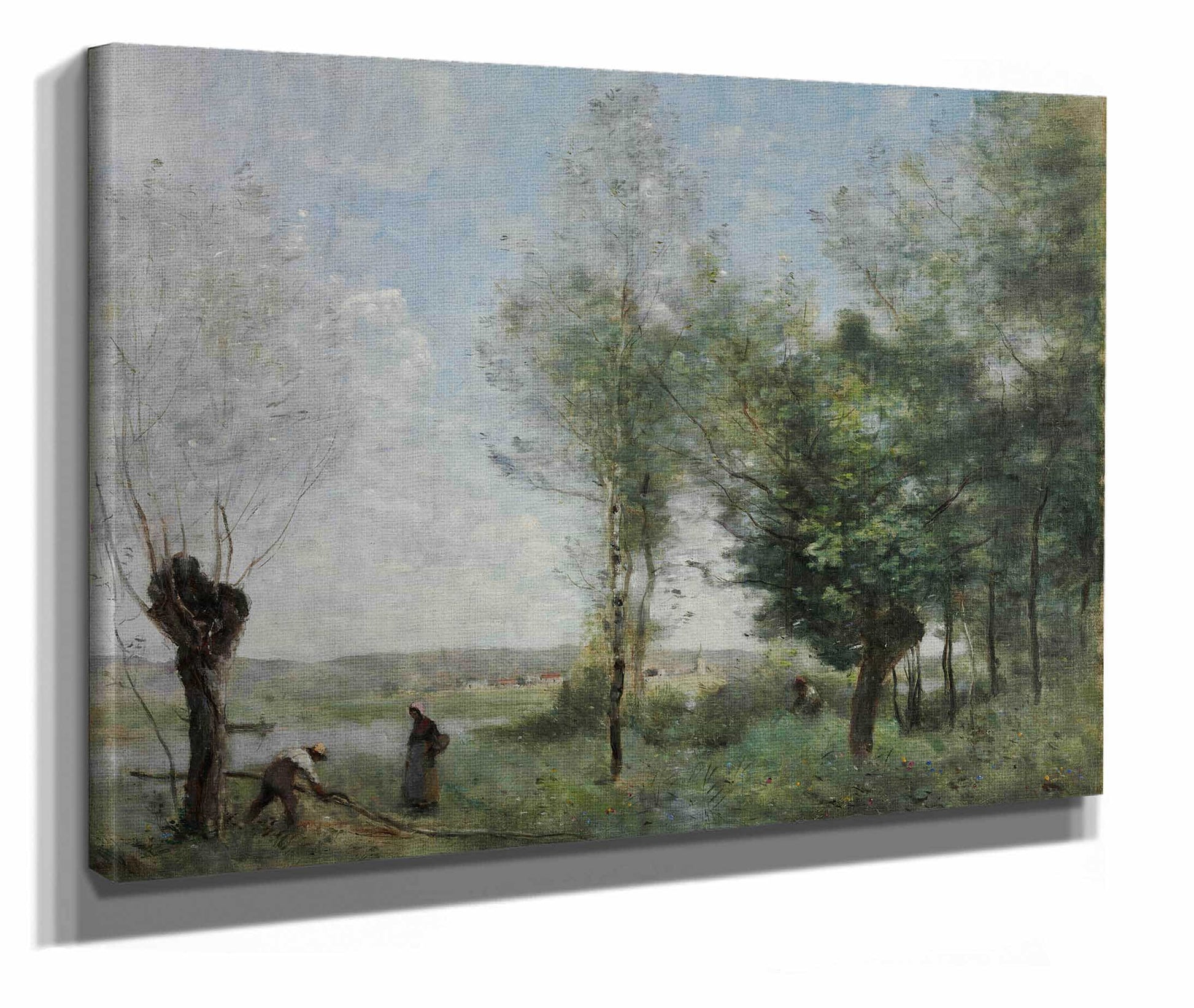 Souvenir Of Coubron by Jean Baptiste Camille Corot