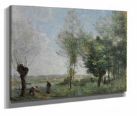 Souvenir Of Coubron by Jean Baptiste Camille Corot