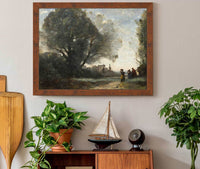 Souvenir Of Terracina by Jean Baptiste Camille Corot