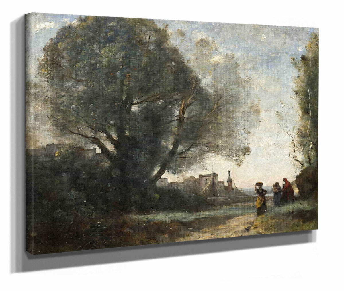 Souvenir Of Terracina by Jean Baptiste Camille Corot
