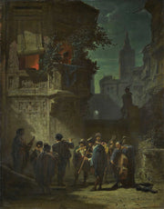 Spanisches Standchen Um by Carl Spitzweg