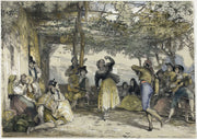 Spanish Peasants Dancing The Bolero by John Frederick Lewis