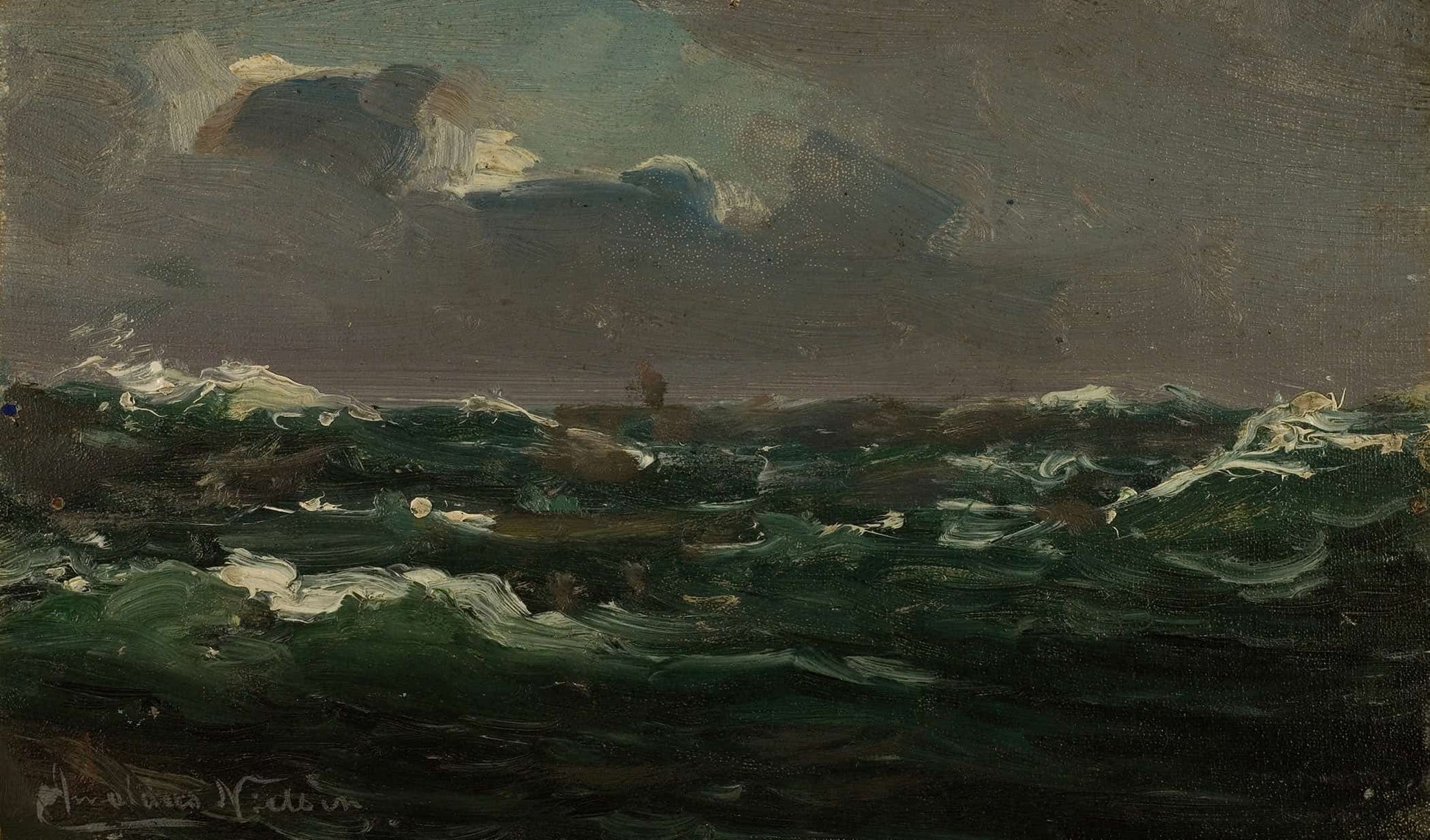 Spanskesjoen by Amaldus Nielsen