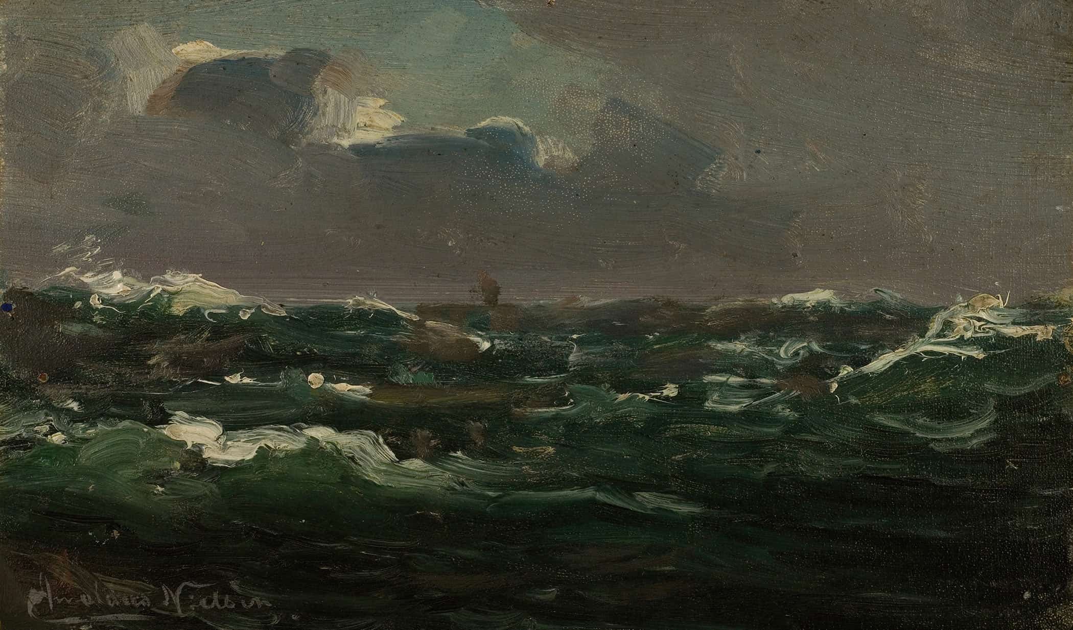 Spanskesjoen by Amaldus Nielsen