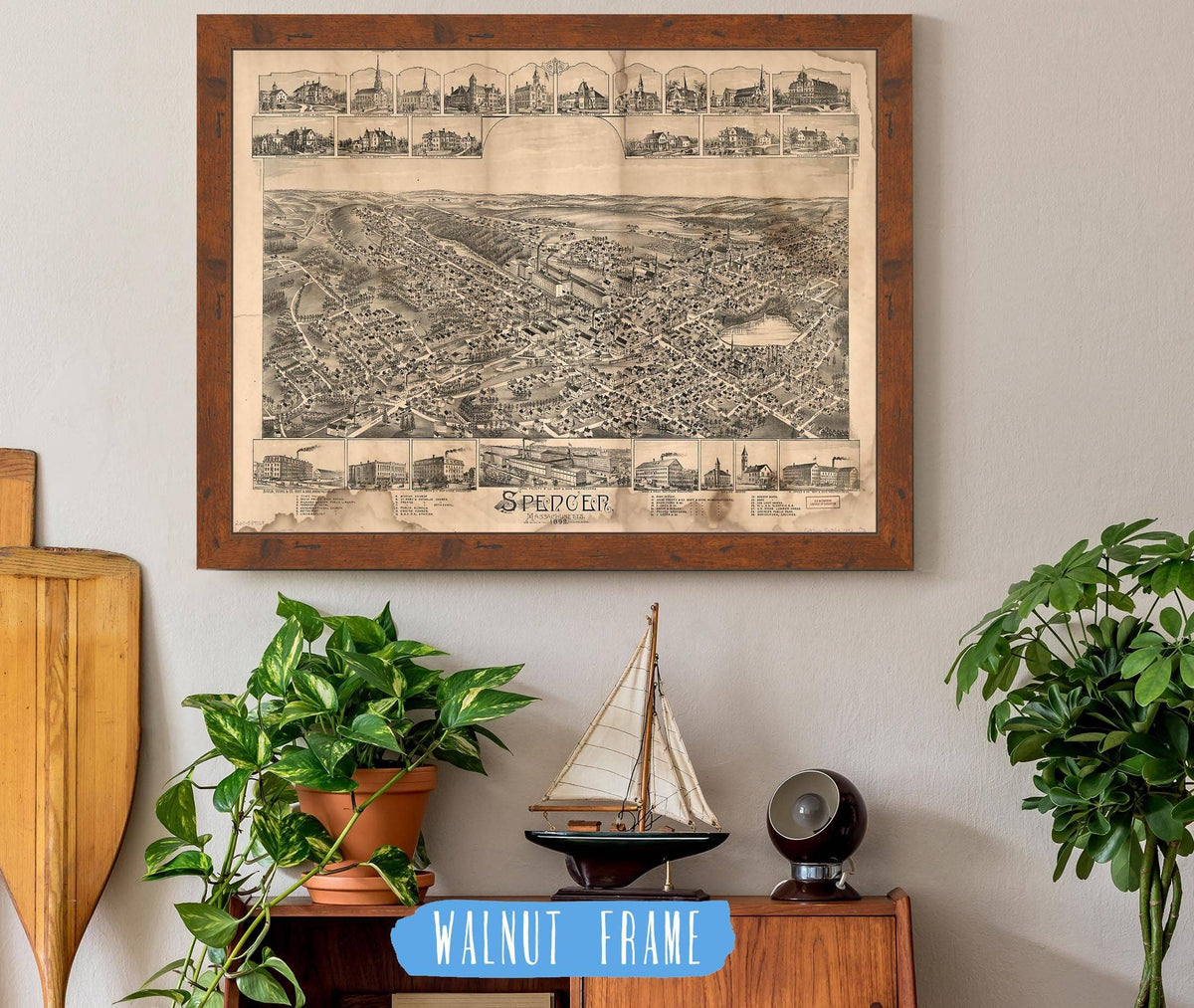 Spencer Massachusetts 1892 State of Massachusetts