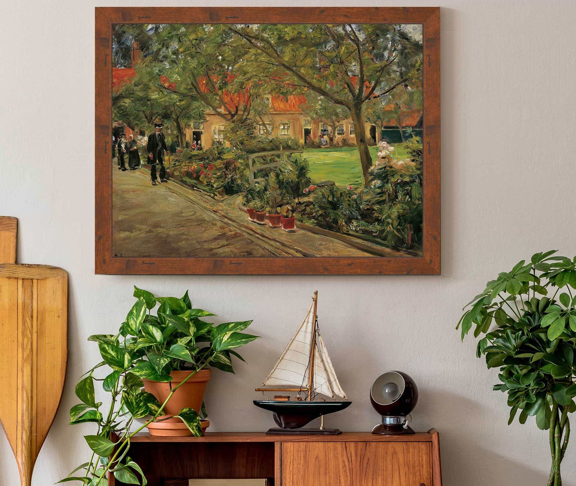 Spitalgarten In Edam by Max Liebermann