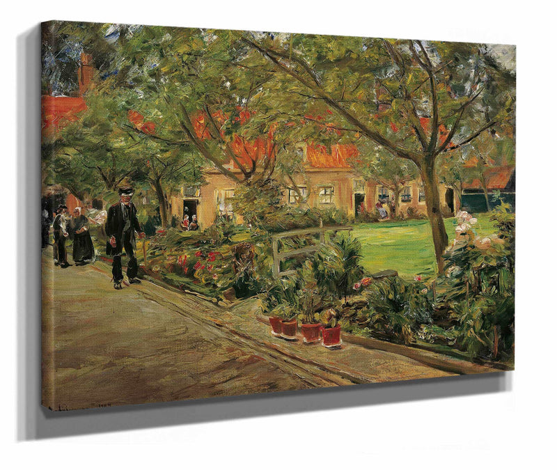 Spitalgarten In Edam by Max Liebermann