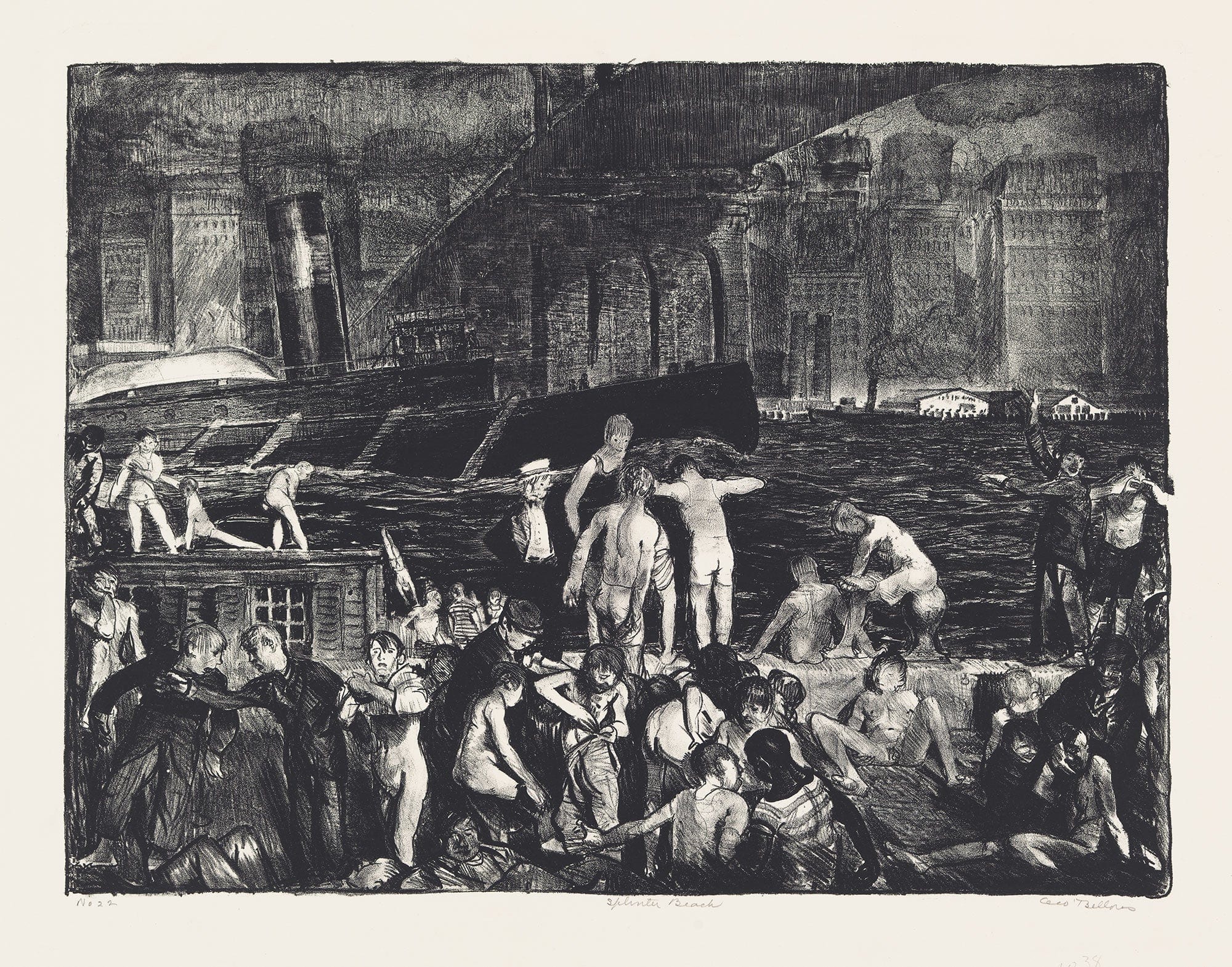 Splinter Beach by George Wesley Bellows