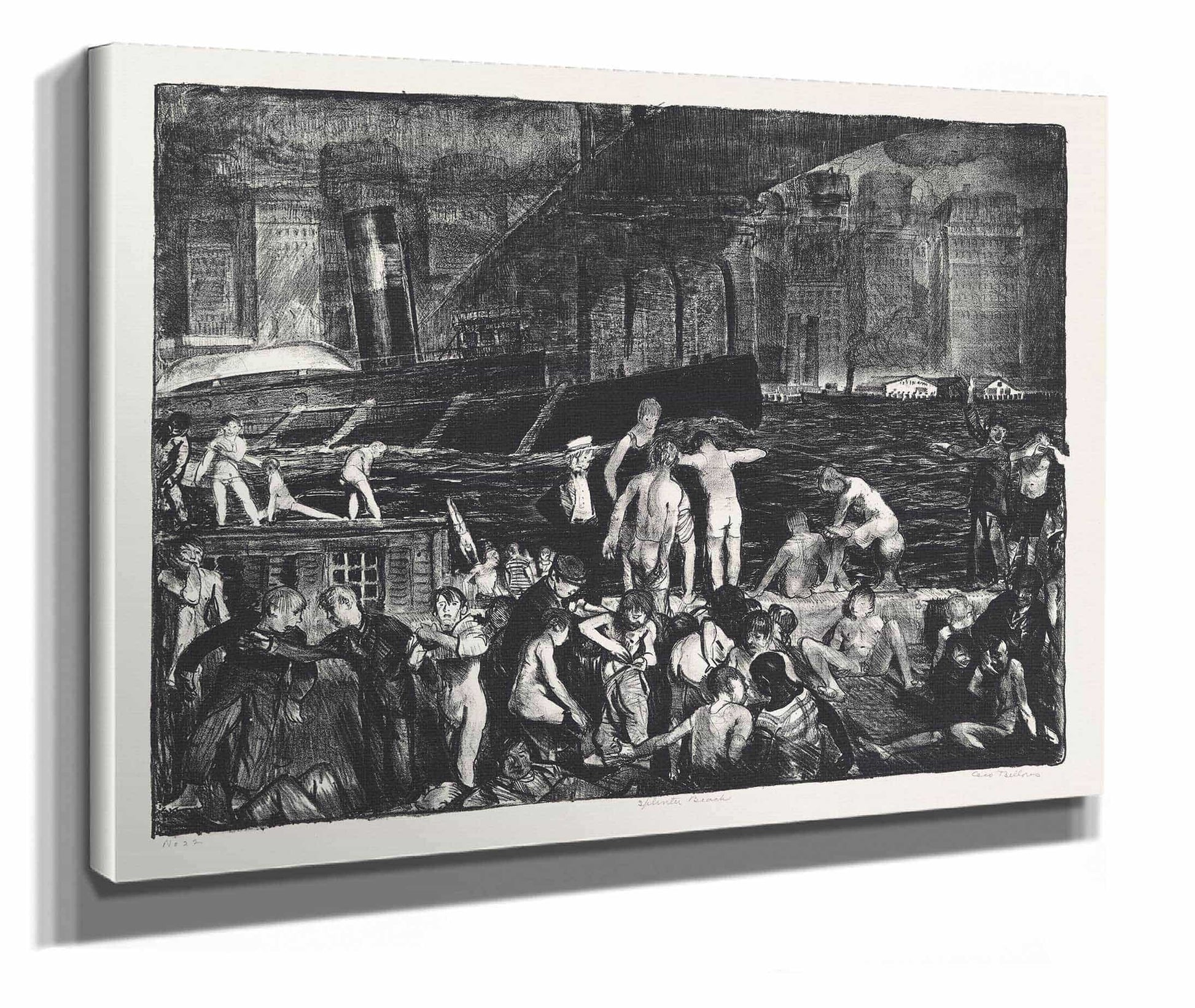 Splinter Beach by George Wesley Bellows