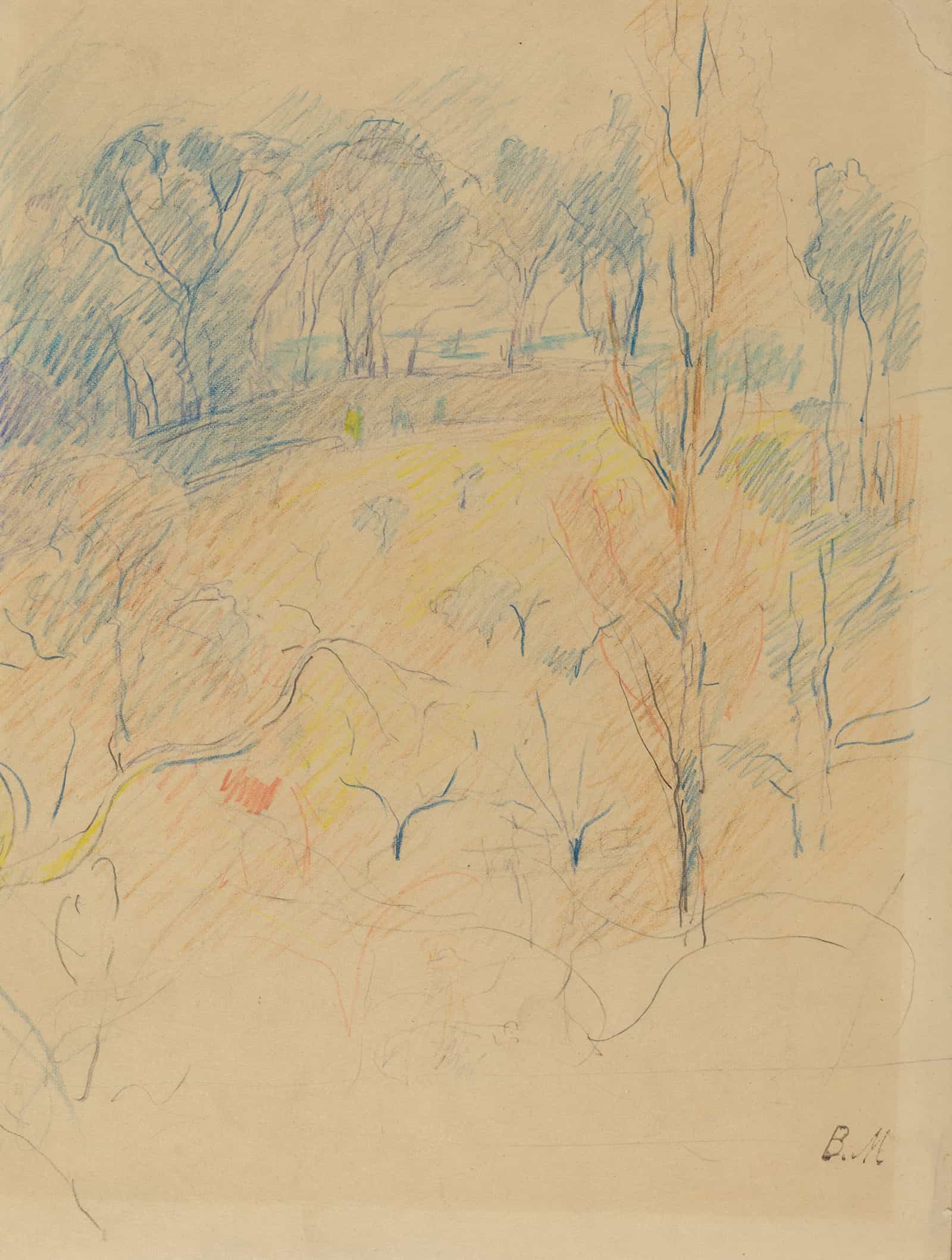 Spring Landscape by Berthe Morisot