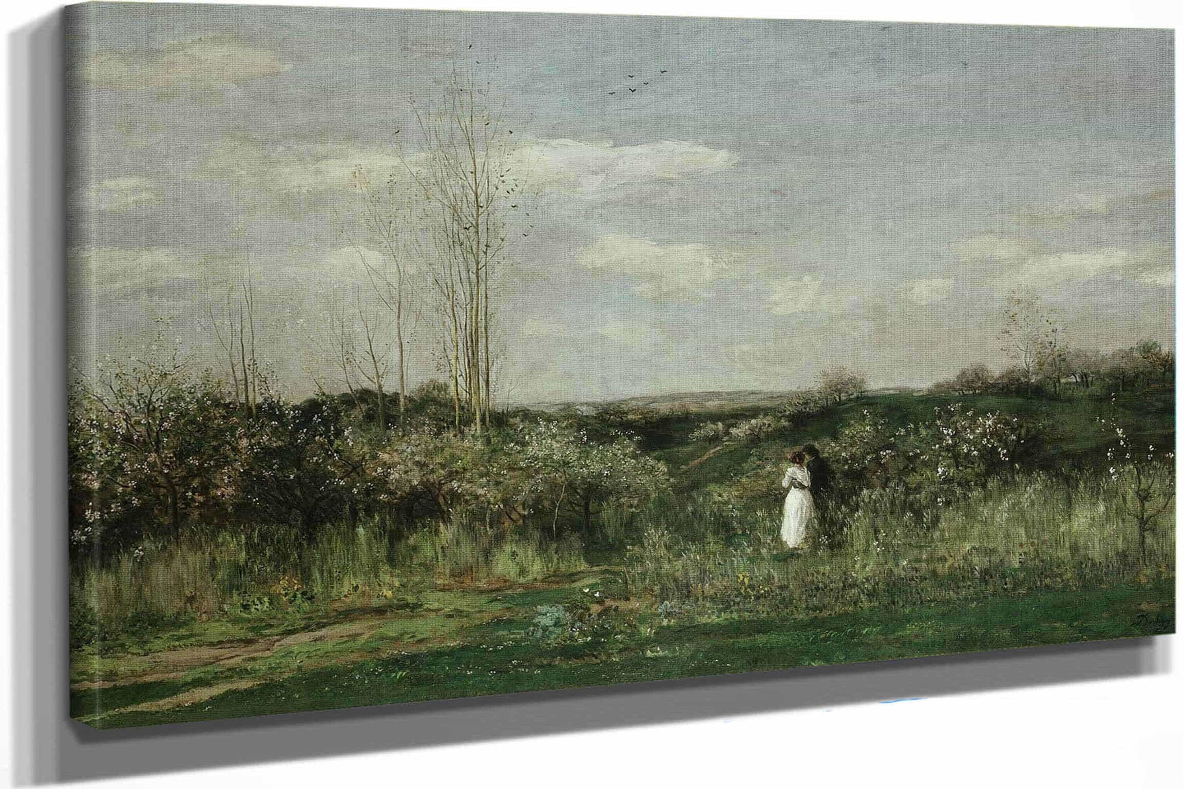 Spring Landscape by Charles Francois Daubigny