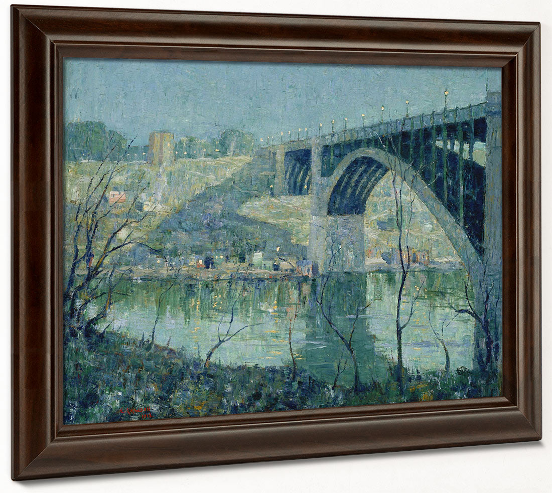 Spring Night, Harlem River I By Ernest Lawson