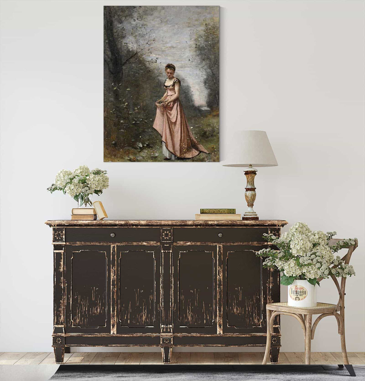 Springtime Of Life by Jean Baptiste Camille Corot