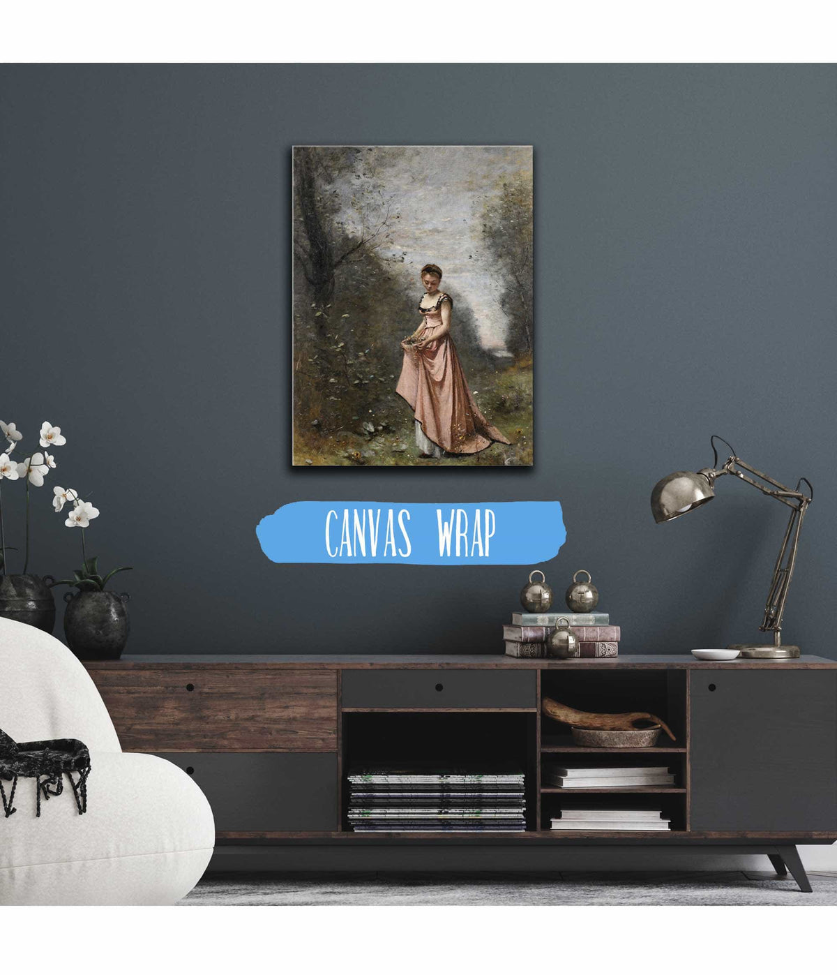 Springtime Of Life by Jean Baptiste Camille Corot