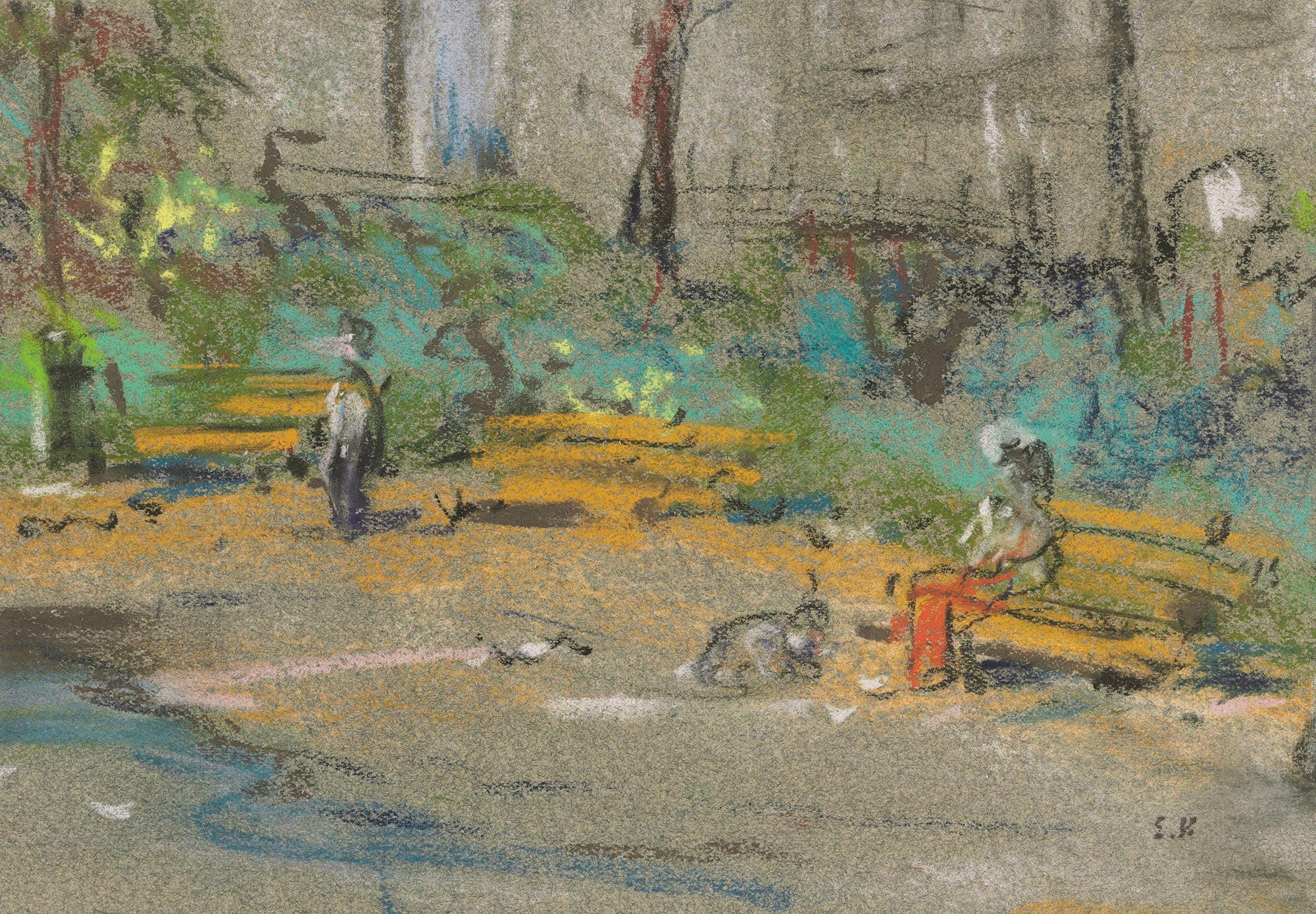 Square Berlioz by Edouard Vuillard