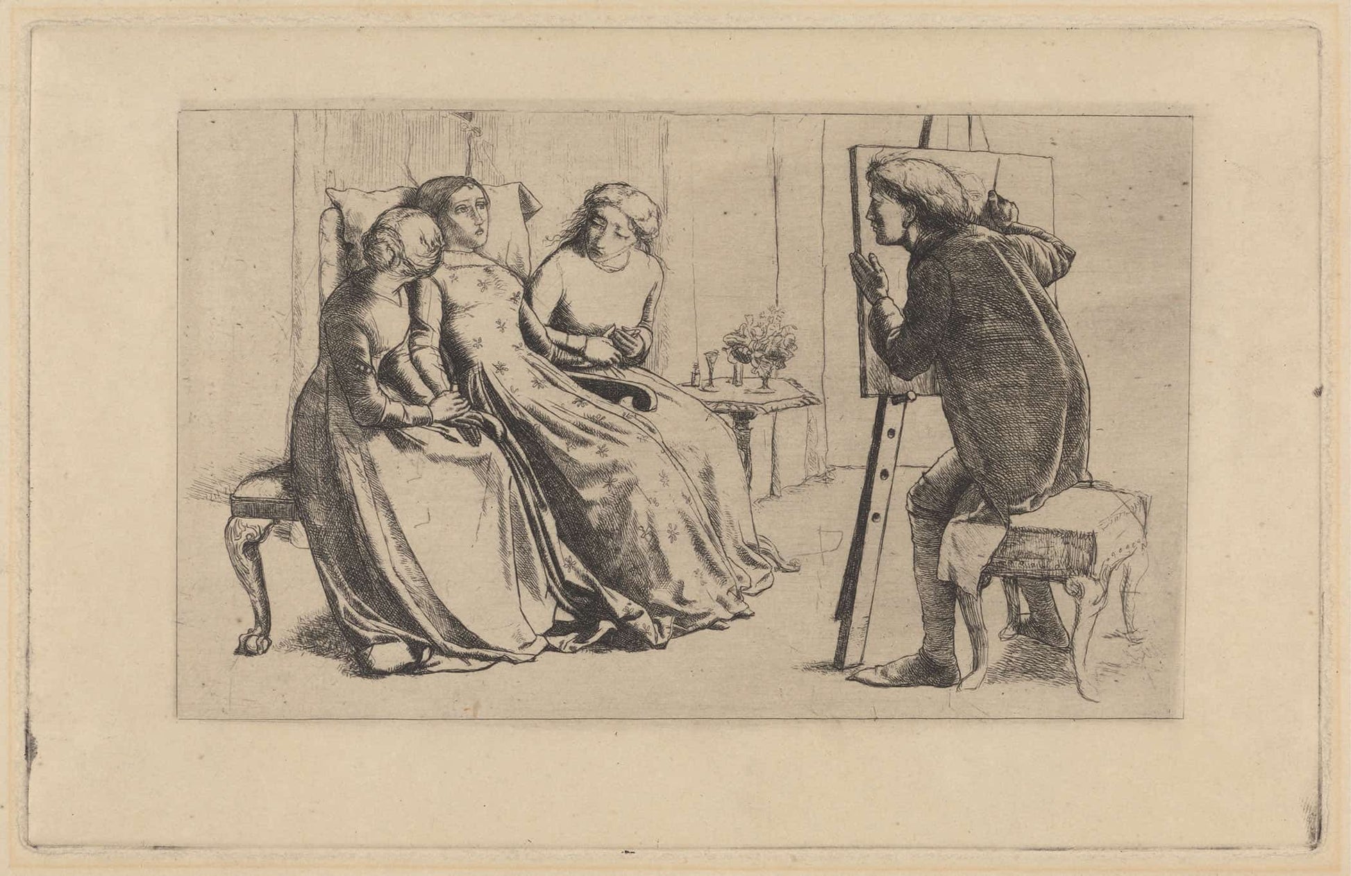 St Agnes Of Intercession 1 by Sir John Everett Millais