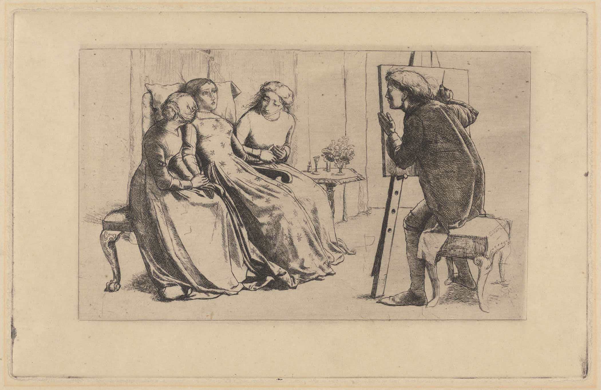 St Agnes Of Intercession 1 by Sir John Everett Millais