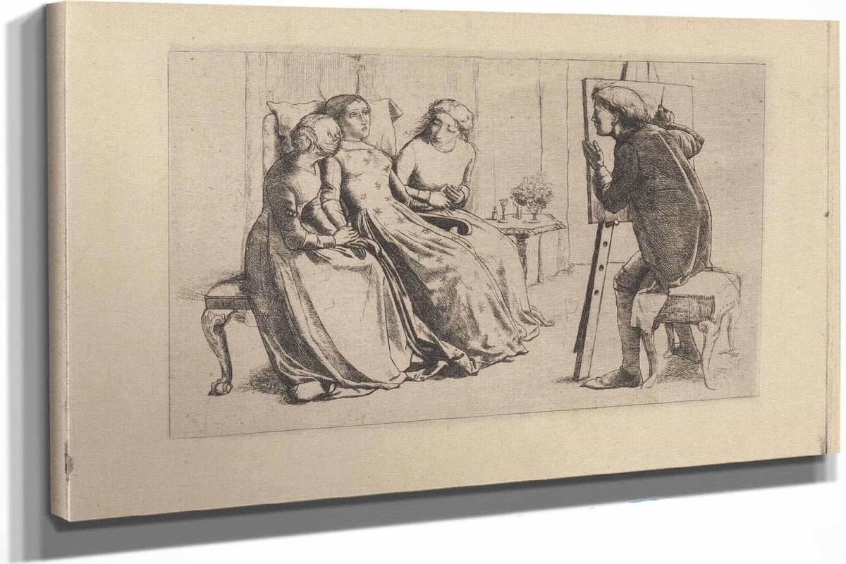 St Agnes Of Intercession 1 by Sir John Everett Millais