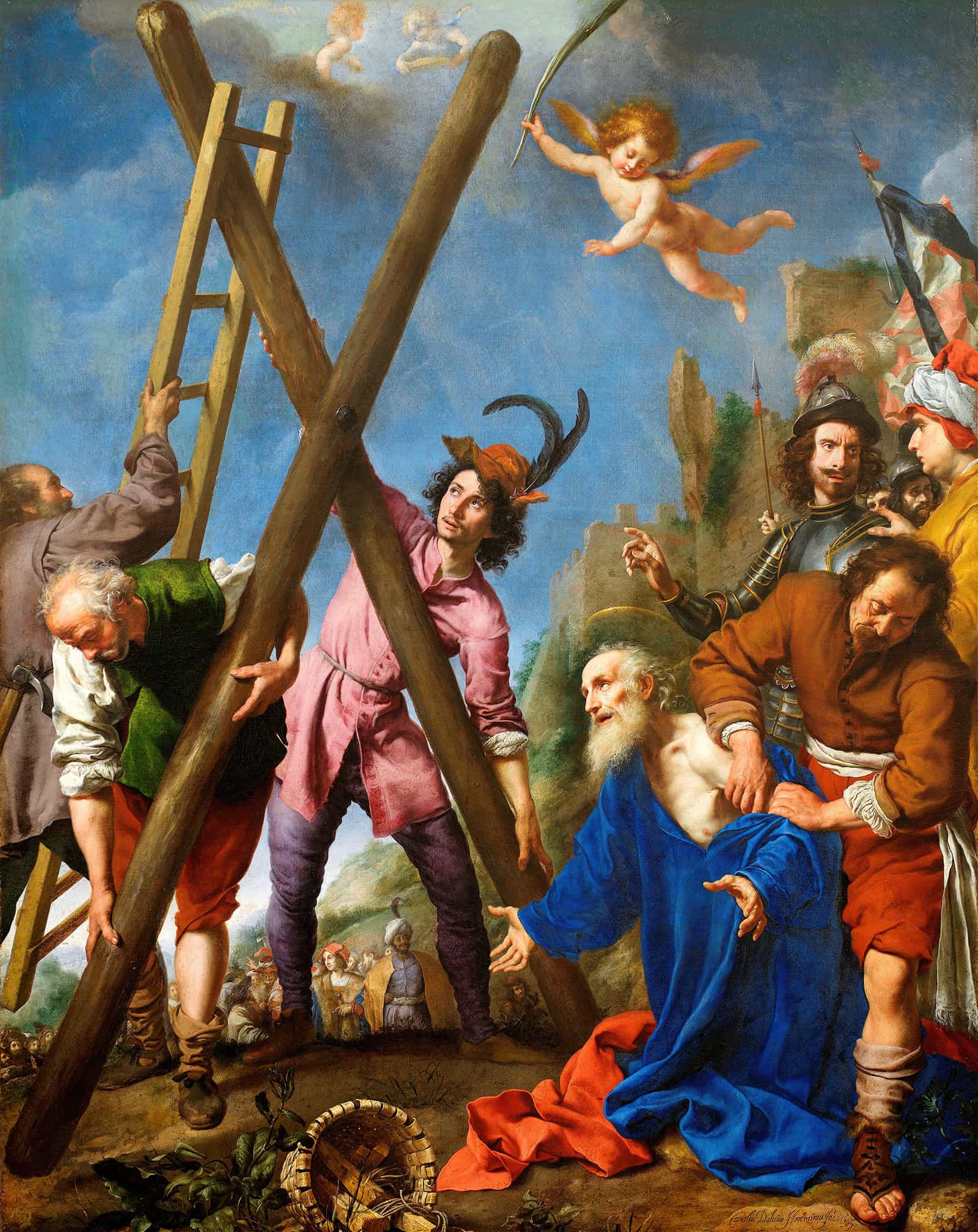 St Andrew Praying Before His Martyrdom by Carlo Dolci
