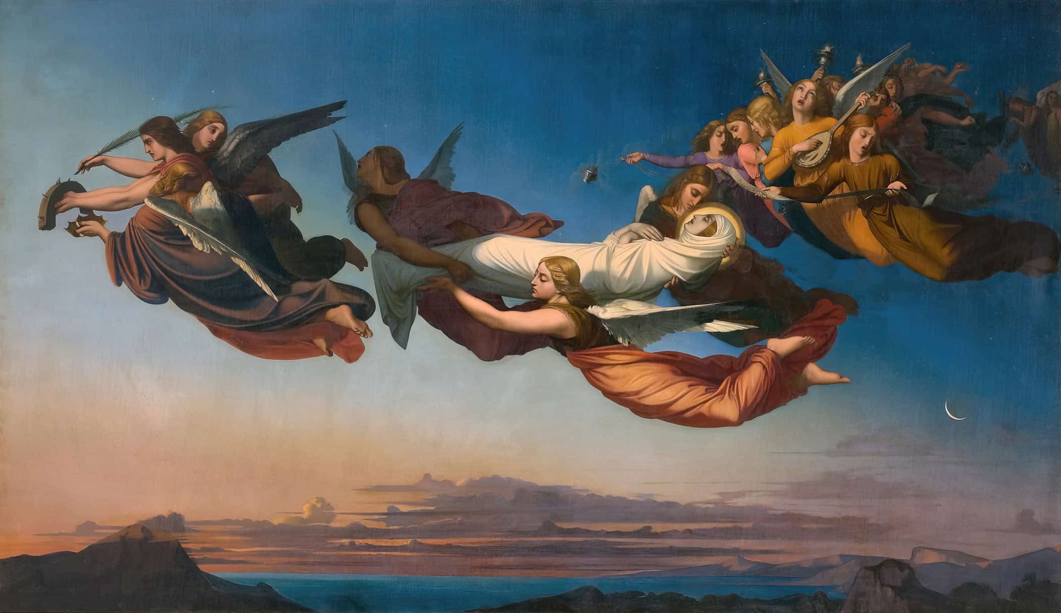 St Catherine Of Alexandria by Henri Lehmann