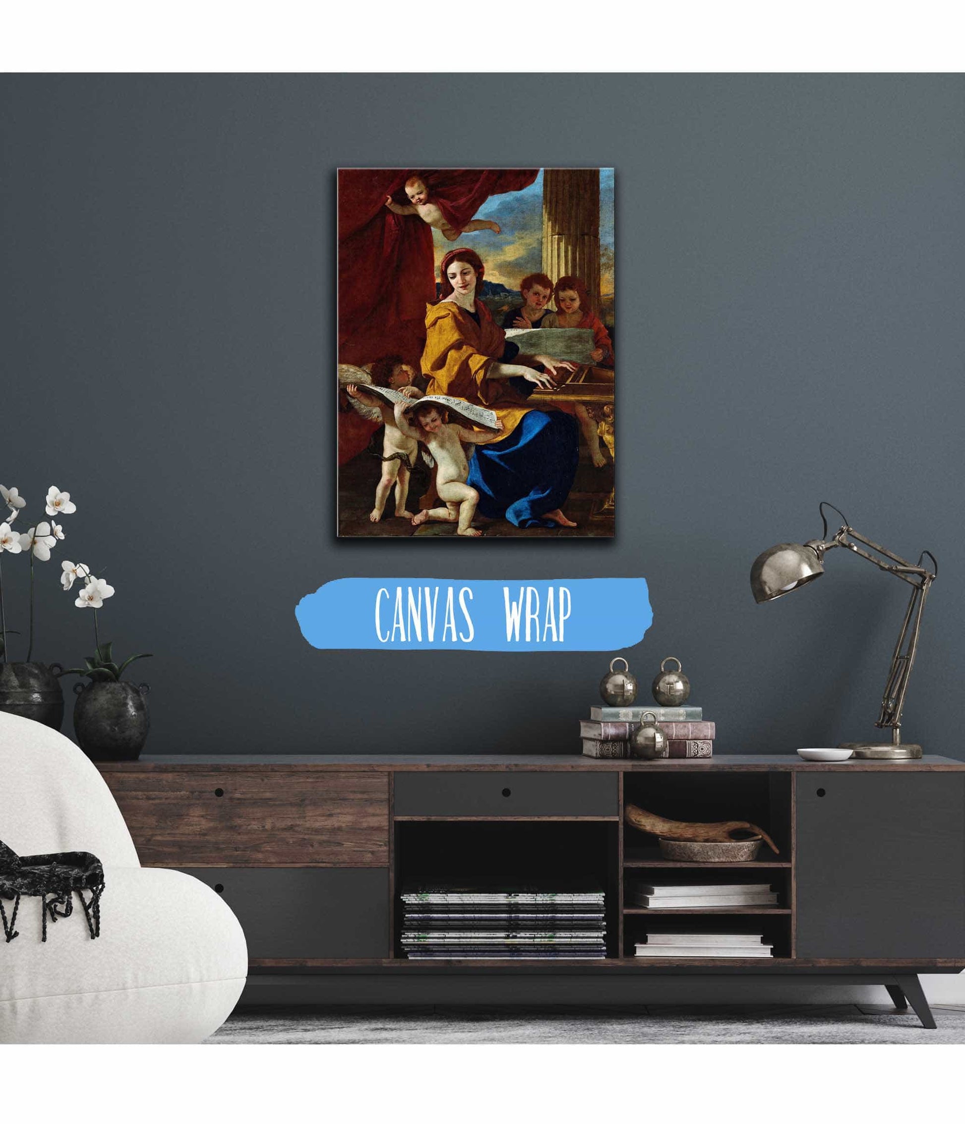St Cecilia by Nicolas Poussin