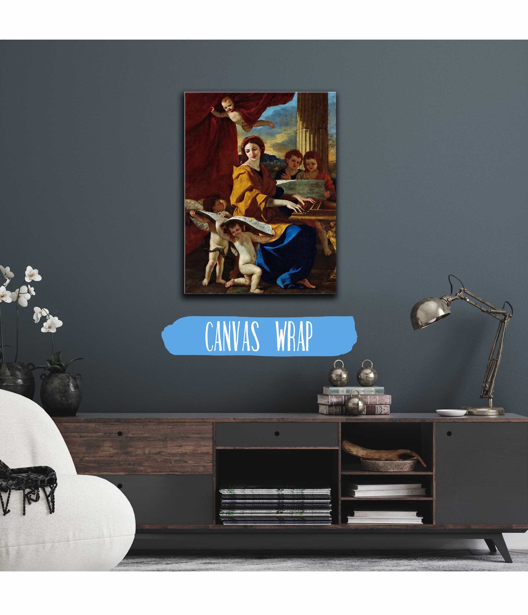St Cecilia by Nicolas Poussin