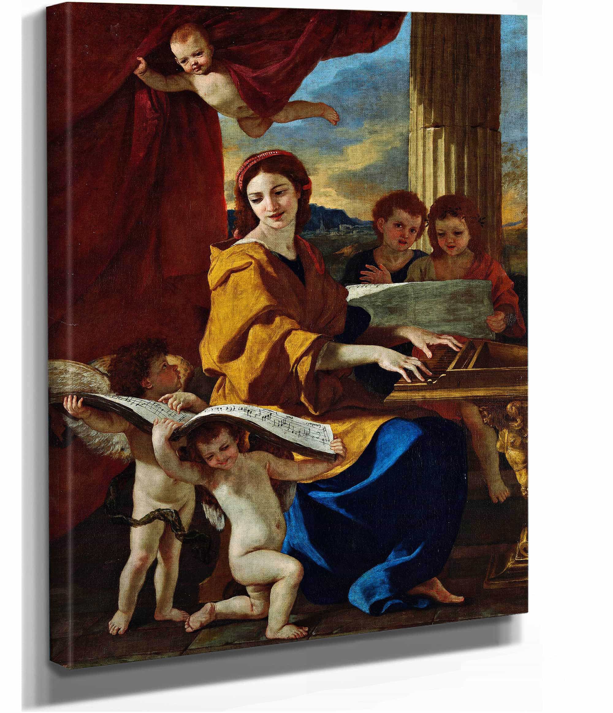 St Cecilia by Nicolas Poussin