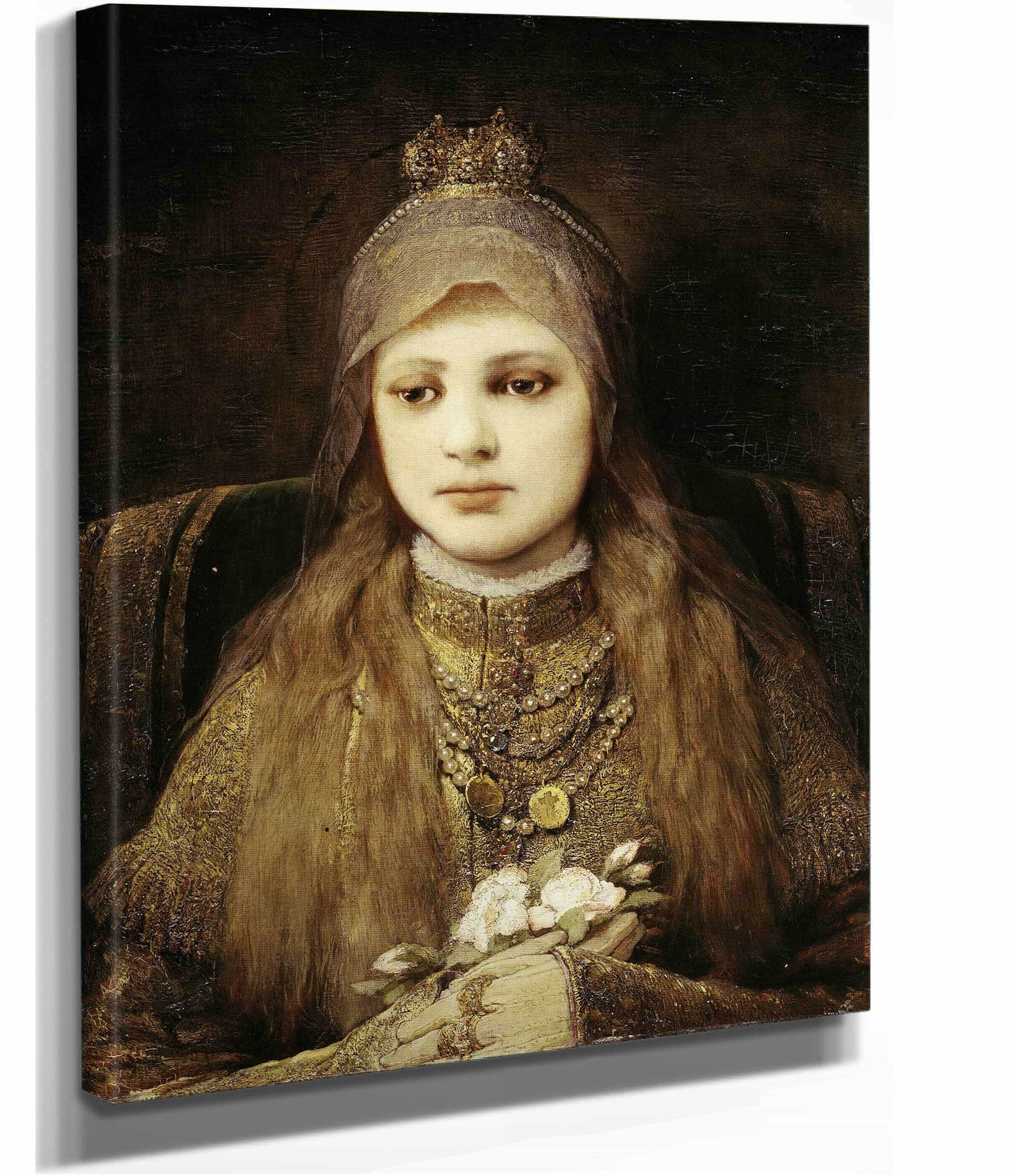 St Elisabeth As A Child by Gabriel Von Max