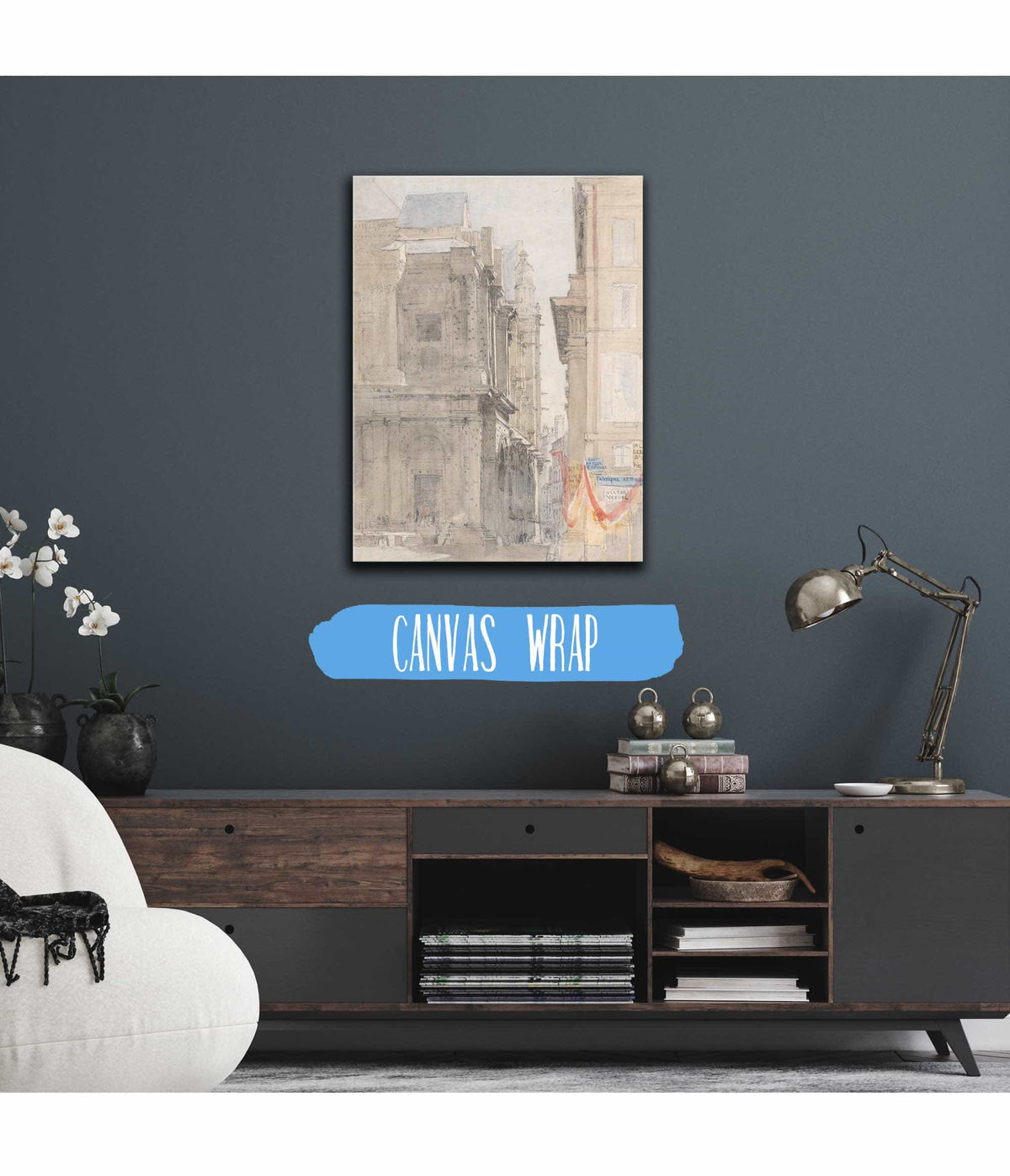 St Eustache Paris by David Cox