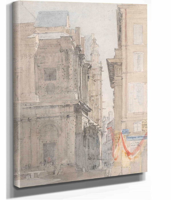 St Eustache Paris by David Cox