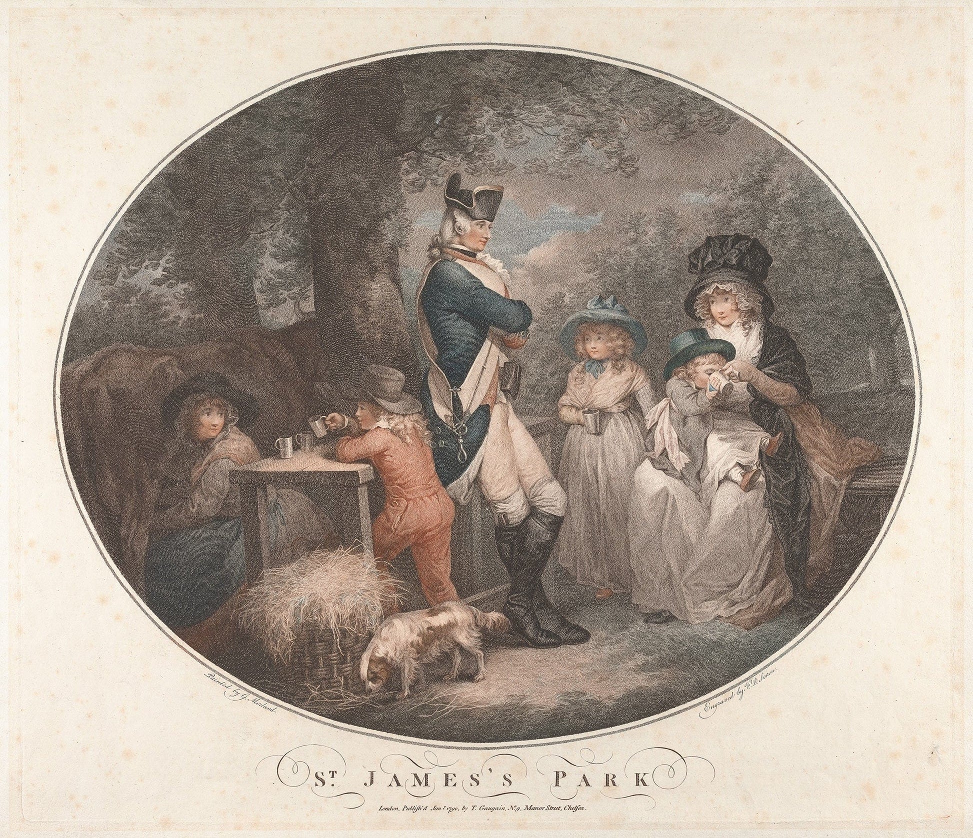 St James Park by George Morland